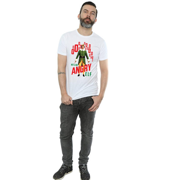 Elf Herr Angry Elf T-shirt M Vit White M