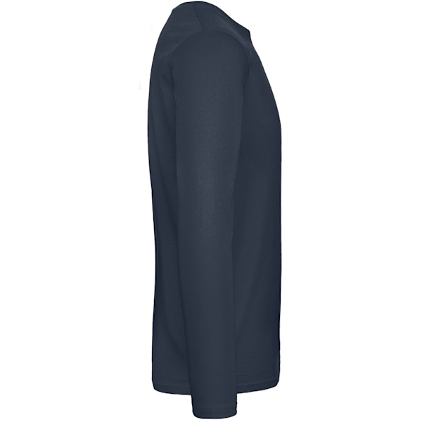 B&C Herr #E190 Långärmad T-shirt M Marinblå Navy M