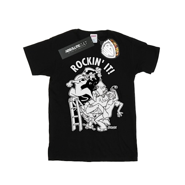 Scooby Doo Boys Rockin´ It Jul T-Shirt 7-8 År Svart Black 7-8 Years