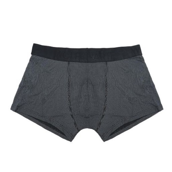 Wolf & Harte Herr Bambu Rich Spotted Boxer Shorts (2-pack) Black M
