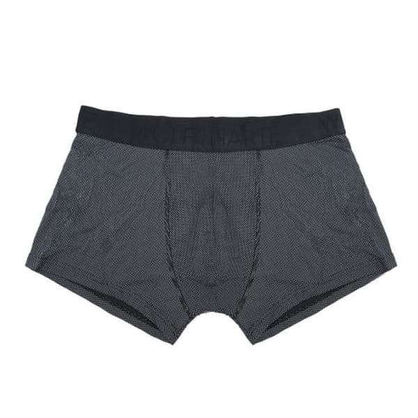 Wolf & Harte herr Bambu Rich Spotted Boxer Shorts (2-pack) Black XXL