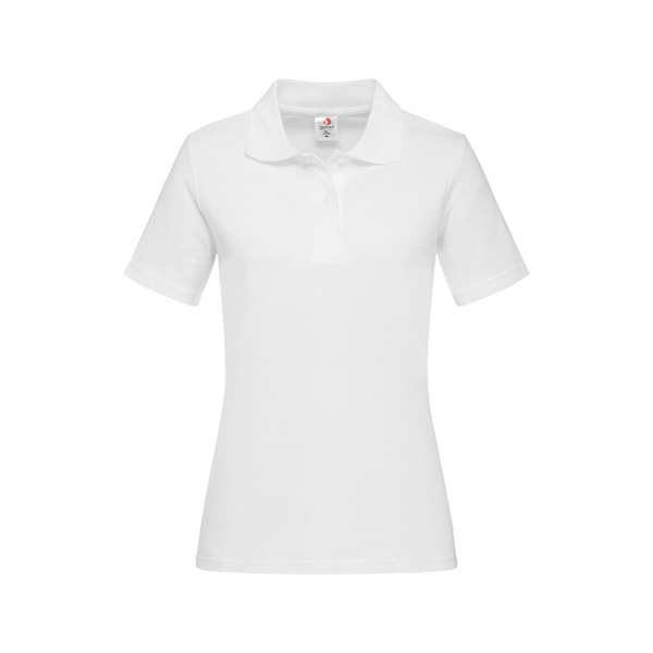 Stedman Herr Långärmad Bomull Polo XL Vit White XL