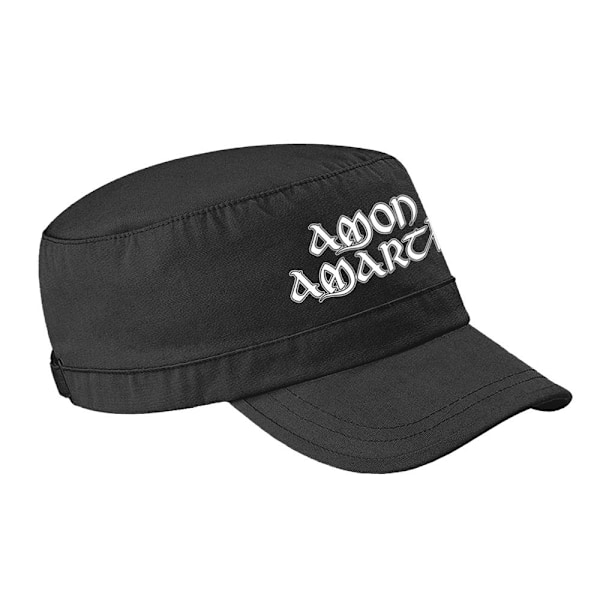 Amon Amarth Logo Army Cap One Size Svart/Vit Black/White One Size