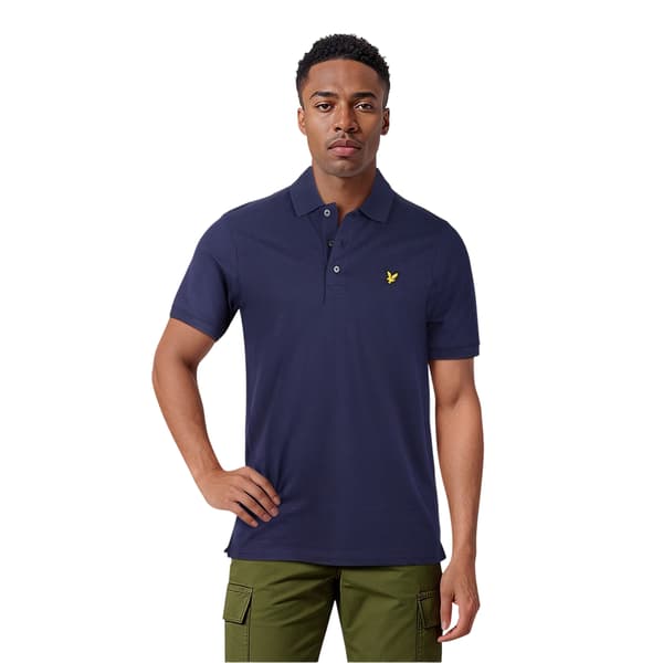 Lyle & Scott Herr Kortärmad Pikétröja S Greystone Greystone S