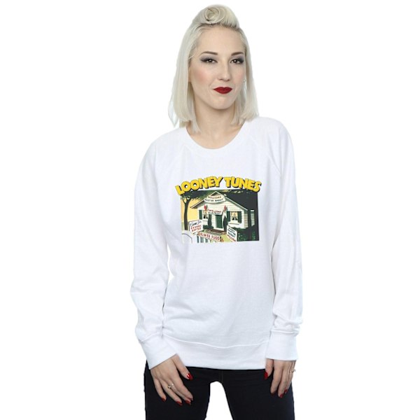 Looney Tunes Dam/Damer Elmer Fudd Välkommen Påskkanin Sweatshirt White XXL