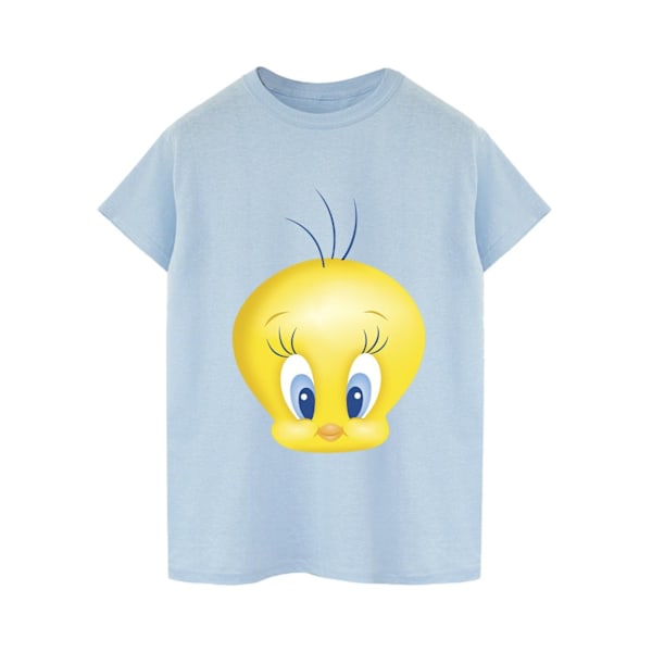 Looney Tunes Tweety Face T-shirt L Baby Blue för män Baby Blue L