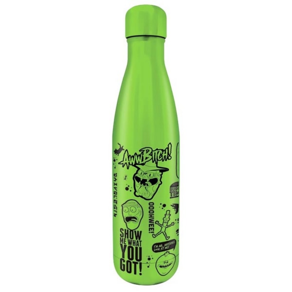 Rick And Morty Quotes Thermal Flask One Size Grön Green One Size