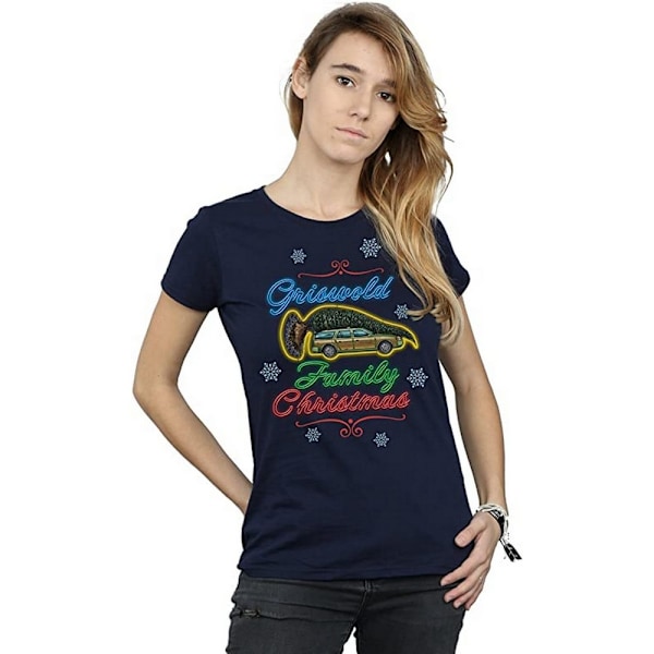 National Lampoon's Julfest Dam/Dam Cotton T-Shirt Navy Blue XL