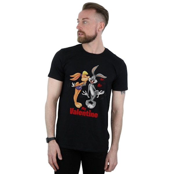 Looney Tunes Herr Bugs Bunny Och Lola Alla Hjärtans Dag T-Shirt S Black S