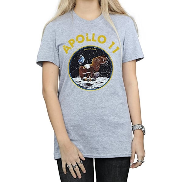 NASA Dam/Damer Classic Apollo 11 Boyfriend T-Shirt M Sports Sports Grey M