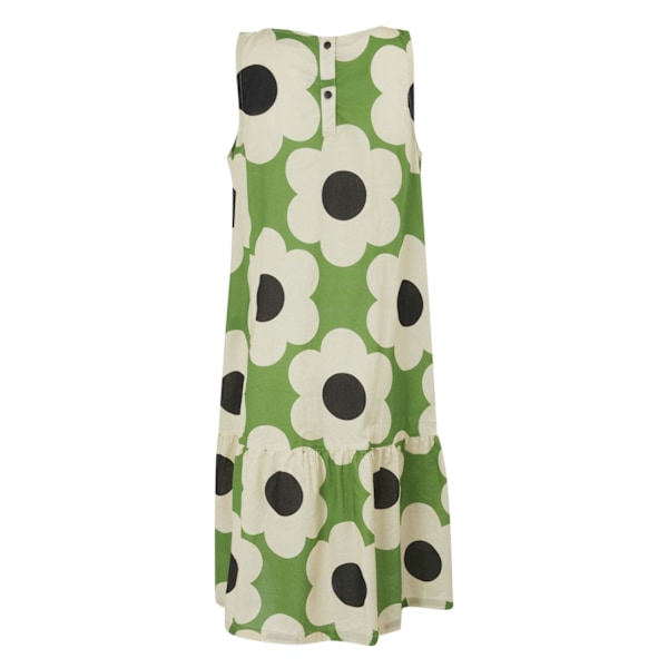 Regatta Dam/Dam Orla Kiely Sixties Daisy Ärmlös Sommarklänning Green 14 UK