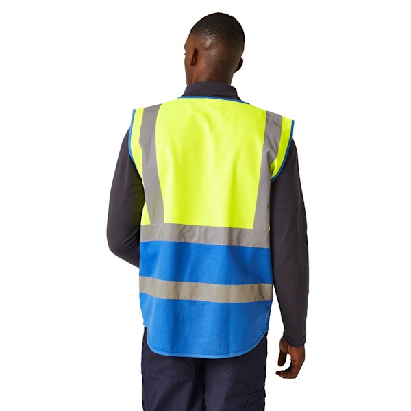 Regatta Professional Varselväst Herr 3XL Gul/Kungsblå Yellow/Royal Blue 3XL