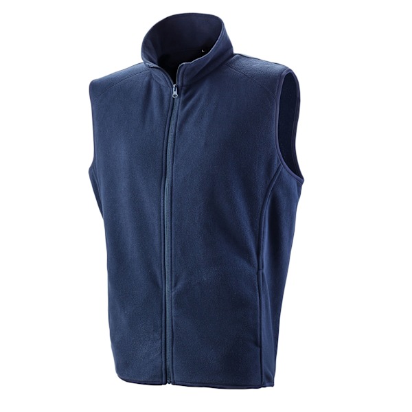 Result Core Unisex Vuxen Microfleece Väst L Marinblå Navy Blue L