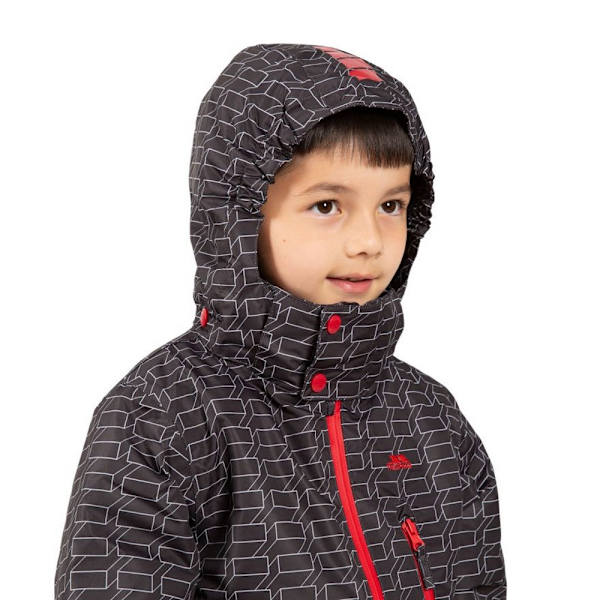 Trespass Boys TP50 Vattentät Skidjacka 9-10 År Mörkgrå Dark Grey 9-10 Years
