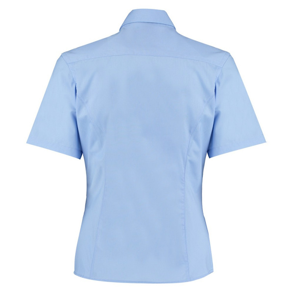 Kustom Kit Dam/Dam Kortärmad Business/Arbetsskjorta 14 Li Light Blue 14