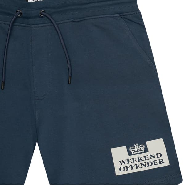 Weekend Offender Herr Parma Logo Sweatshorts M Bläckblå/Silver Ink Blue/Silver M