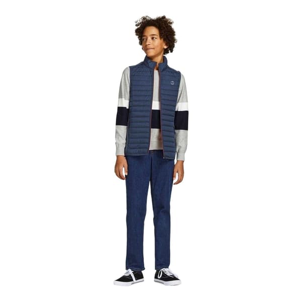 Jack And Jones Pojkar Klassisk Polyesterväst 16 År Navy Blaze Navy Blazer 16 Years