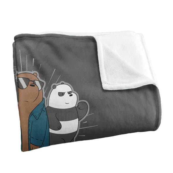 We Bare Bears Silkeslen Jacka Supermjuk Filt One Size Multicolo Multicoloured One Size