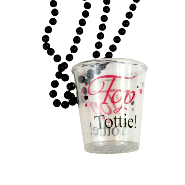 Amscan Girls Night Out Top Tottie Shot Glass One Size Clear/Red Clear/Red/Black One Size
