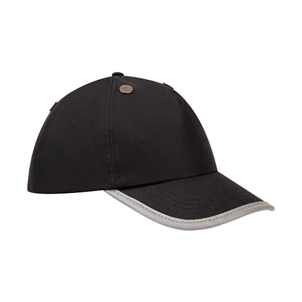 Yoko Hi-Vis Säkerhetsstöt Cap En Storlek Svart Black One Size