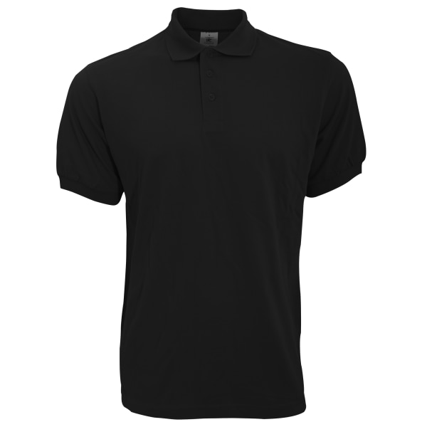 B&C Safran pikétröja för män / Kortärmade pikétröjor för män XL B Black XL