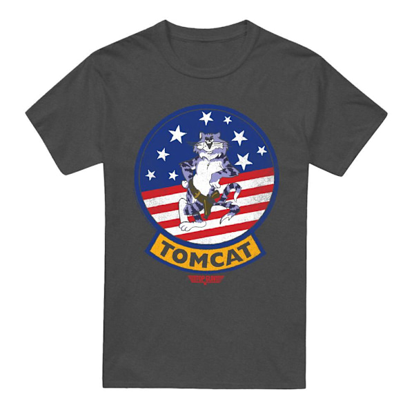 Top Gun Unisex Vuxen Tomcat Sigil T-Shirt XXL Kolgrå Charcoal XXL
