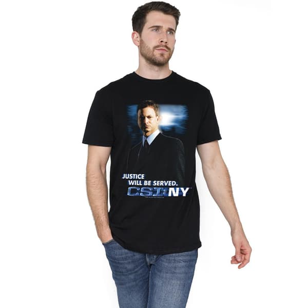 CSI: NY Herr Justice Served T-Shirt M Svart Black M