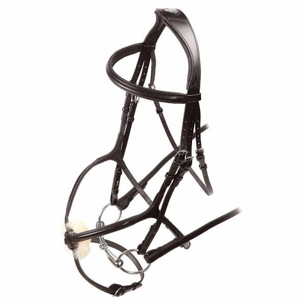 Velociti Läder Häst Grackle Bridle Cob Havana Havana Cob