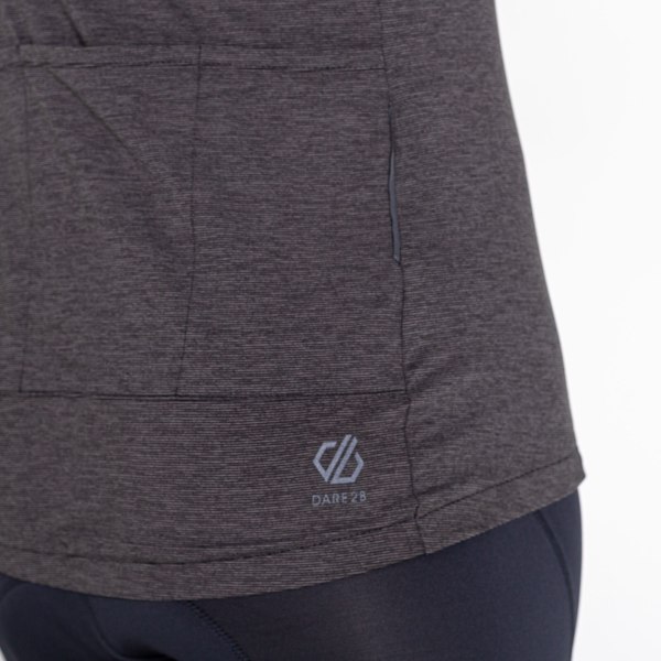 Dare 2B Dam/Kvinnor Pedal Through It Marl Lättvikts Jersey Black 16 UK