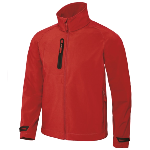 B&C Mens X-Lite 3 Layer Softshell Performance Jacket S Deep Red Deep Red S