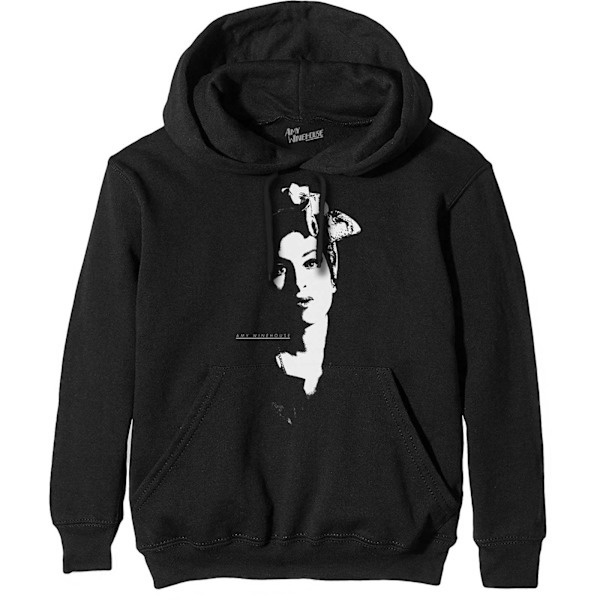 Amy Winehouse Unisex Vuxen Porträtt Hoodie M Svart Black M