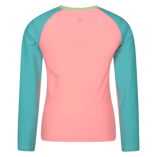 Mountain Warehouse Långärmad Rashguard för Barn 5-6 År Coral 5-6 Years