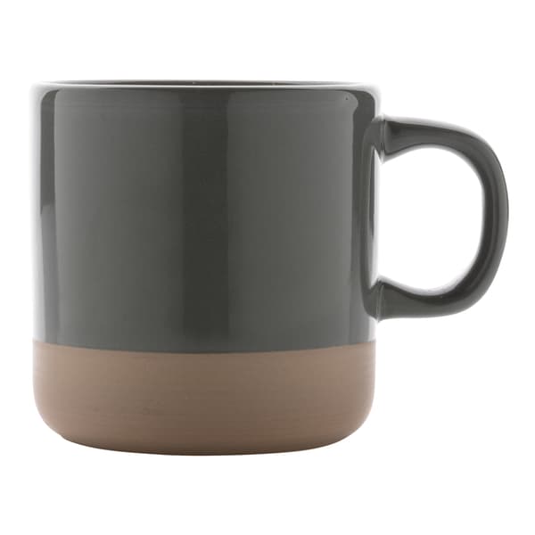 XD Collection Glaserad Keramikmugg 360ml One Size Grå Grey One Size