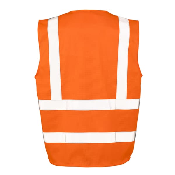 SAFE-GUARD By Result Unisex Vuxen Säkerhetsväst M Fluorescerande Orange Fluorescent Orange M