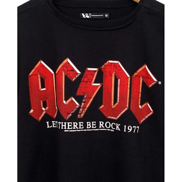 AC/DC Dam/Kvinnor Let There Be Rock T-Shirt XL Svart Black XL