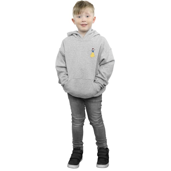 Disney Princess Boys Snow White Bröst Hoodie 7-8 År Sports G Sports Grey 7-8 Years