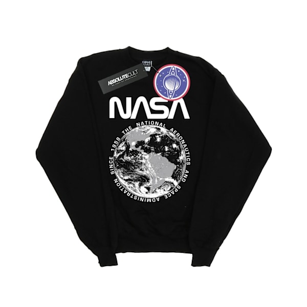 NASA Girls Planet Earth Sweatshirt 5-6 år Svart Black 5-6 Years