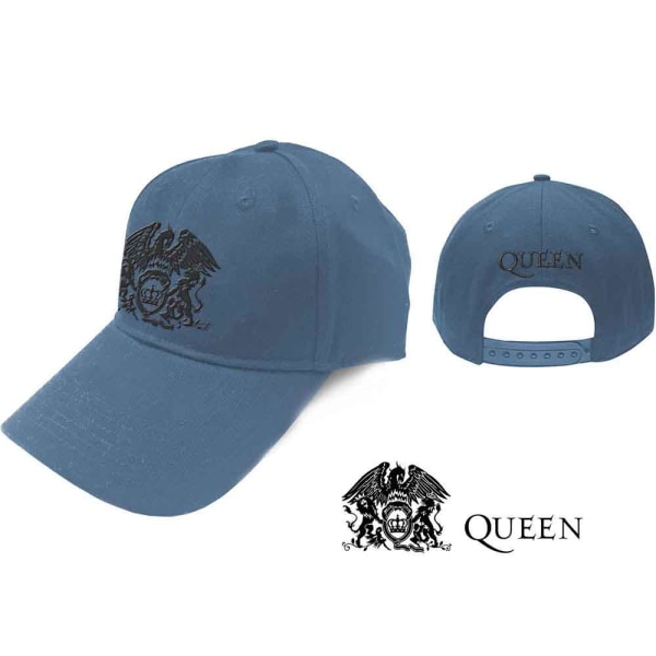 Queen Unisex Adult Classic Crest cap One Size Denim Bl Denim Blue One Size