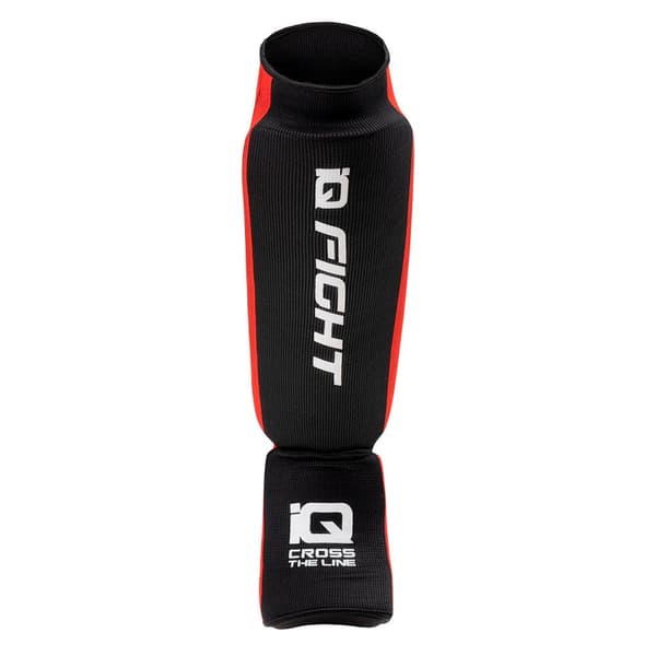 IQ Amparo Elastiska Benskydd S Svart/Röd Black/Red S