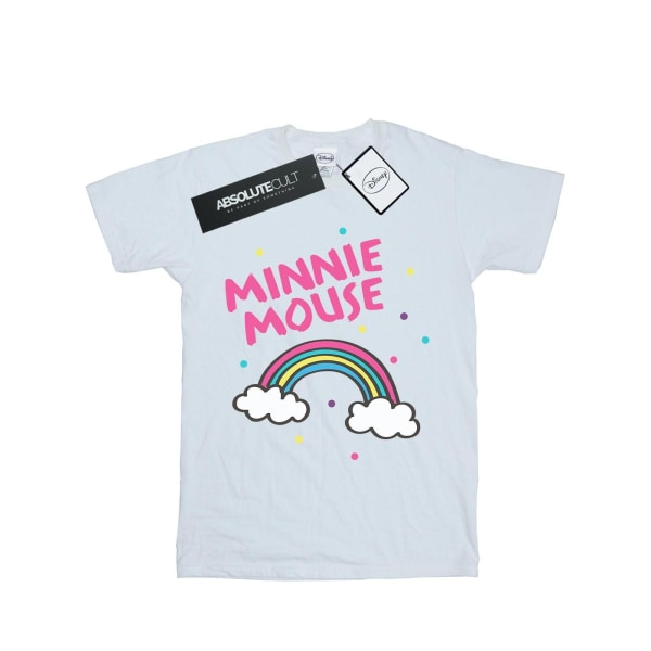 Disney Boys Minnie Mouse Rainbow Dots T-shirt 9-11 år Vit White 9-11 Years