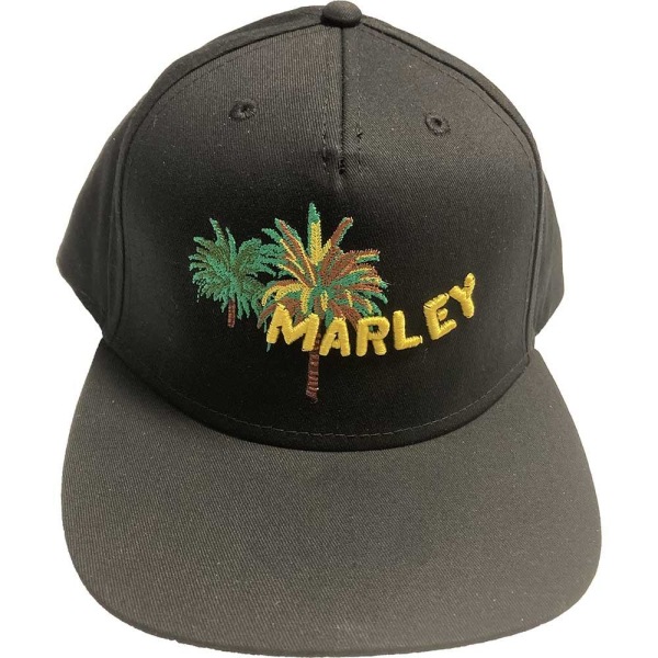 Bob Marley Unisex Vuxen Palm Tree Snapback Cap One Size Svart Black One Size