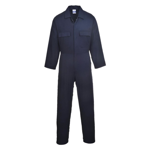 Portwest Unisex Adult Euro Cotton Work Overall S Marinblå Navy S
