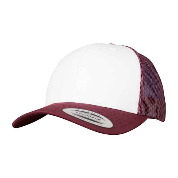 Flexfit Retro Trucker Cap One Size Maroon/White Maroon/White One Size