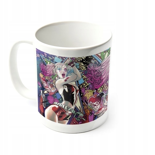 Batman Neon Harley Quinn Mug En Storlek Flerfärgad Multicoloured One Size