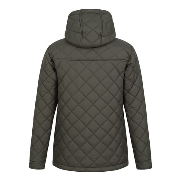 Mountain Warehouse Dam/Kvinnor Nebraskan Borg 3-i-1 Vadderad Jacka Khaki Green 8 UK