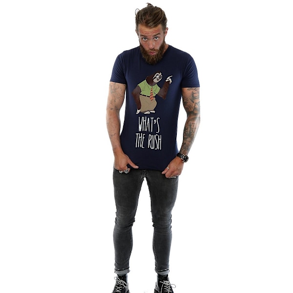 Zootropolis Herr What´s The Rush Bomull T-shirt XL Marinblå Navy Blue XL