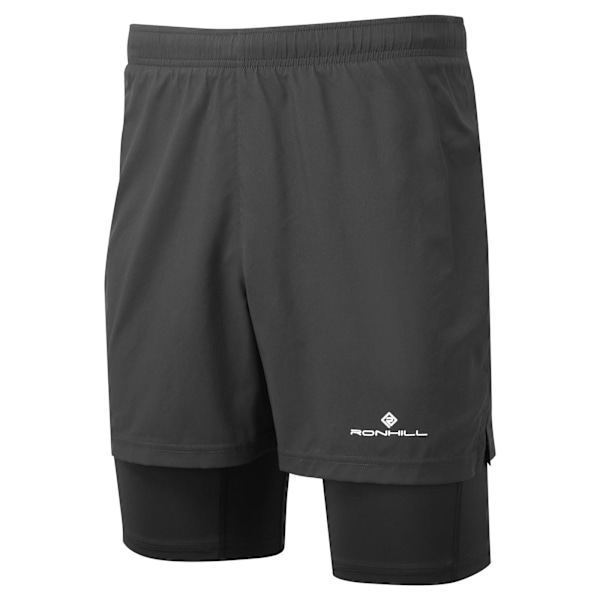 Ronhill Core Twin Shorts S Svart Black S