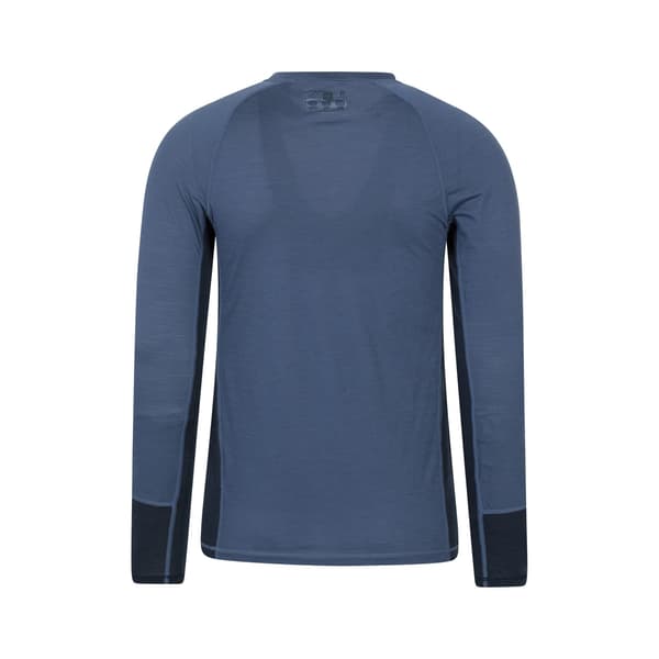Mountain Warehouse Långärmad underställströja för män XS Marinblå Navy XS