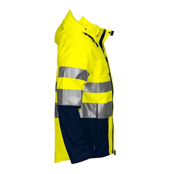 Projob Softshell Hi-Vis Jacka XXL Gul/Marinblå Yellow/Navy XXL