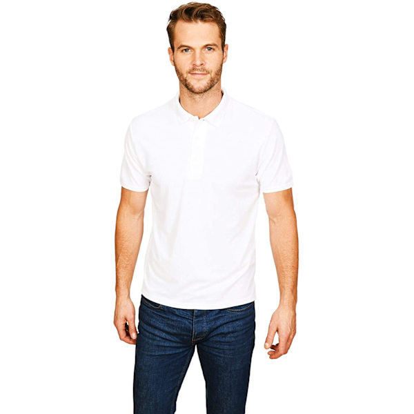 Casual Classics Herr Original Tech Pique Poloskjorta M Vit White M